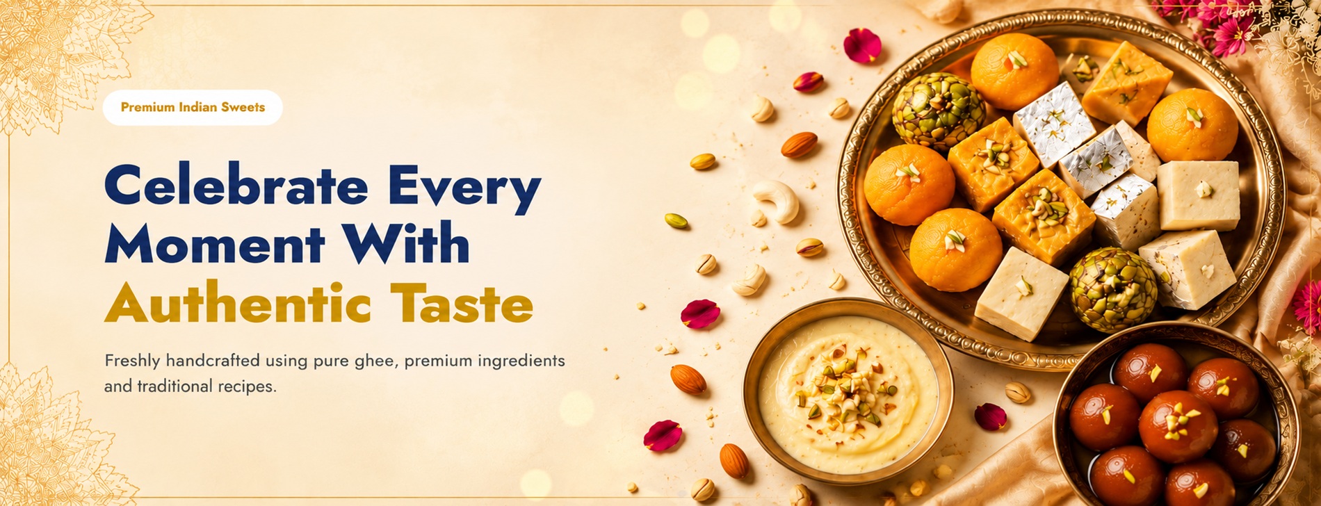 Ganga Sweets Banner
