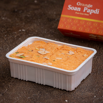 Orange Soan Papdi (250Gm)
